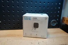 (S) Blink Mini Indoor Plug-In HD 1080p Smart Security Camera White NEW SEALED