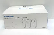 GoveeLife Upgraded Smart Water Leak Detector 1s with High Alarm, 3 Pack
