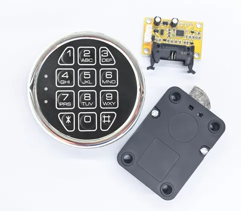 Gun Safe Lock Replacement Chrome Keypad Electronic Swingbolt Lock For Safe Box