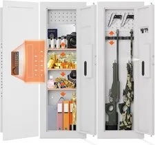 kavey 47.24" Wall Safe Between the Studs, Hidden Safe with Pegboard & LCD Keypad