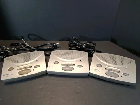 Radio Shack 3-Channel FM Wireless Intercom System 43-3105 Expandable 3-Pack