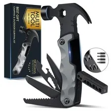 Fathers Day Dad Gifts from Daughter Son Wife, 13 in 1 Hammer Multitool, Cool ...