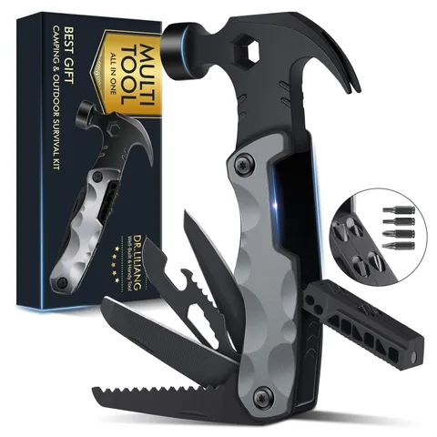 Fathers Day Dad Gifts from Daughter Son Wife, 13 in 1 Hammer Multitool, Cool ...