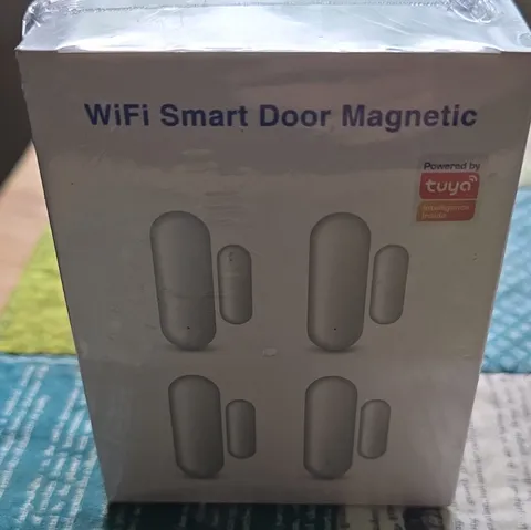 Tuya WiFi Smart Door/Window Magnetic Sensor 4-Pack White App Control Alexa