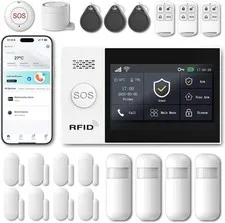 WiFi Wireless Alarm System for Home Security - 24/7 Protection Smart Home