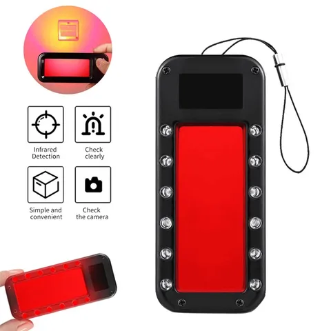 Charging Camera Detector Finder W/ 12 LED Light Wireless Camera Signal Scanner
