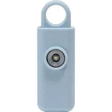 Personal Panic Alarm 130dB and Strobe Light BLUE)