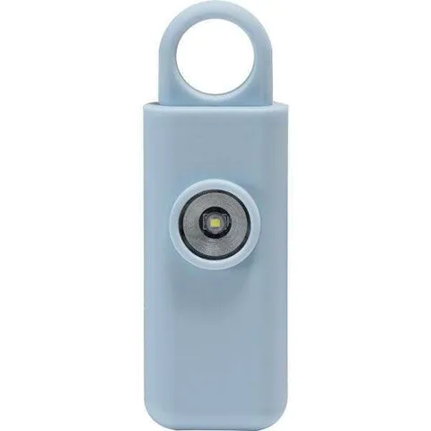Personal Panic Alarm 130dB and Strobe Light BLUE)