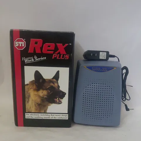 STI Rex Plus Electronic Watch-Dog ED-50 Sound Activated Alarm with Power Supply