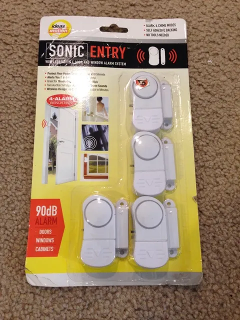 Wireless Audible Door and Window Alarm System, 4-Pack