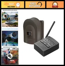 Wireless Driveway Alarm System - 1/2 Mile Range, Weatherproof Motion Sensor Aler