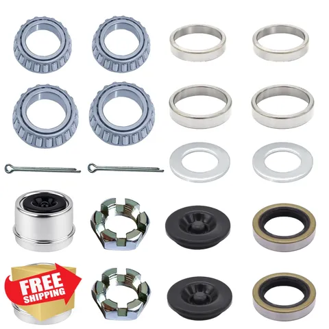 2 Sets 3500lb Trailer Axle Bearing Kits L68149 L44649 Boat Trailer