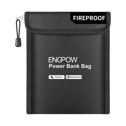 ENGPOW Fireproof Organizer Travel Safe Bag, Portable Electronic Carry Case | ...