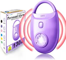 Personal Safety Alarm for Women – 130Db Loud Emergency Siren, Self Defense Keych