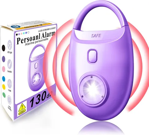 Personal Safety Alarm for Women – 130Db Loud Emergency Siren, Self Defense Keych