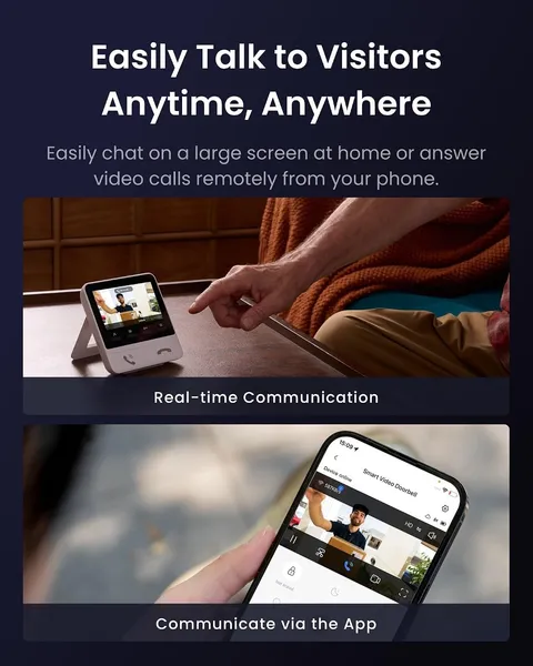 Video Doorbell Camera – Wireless with Monitor & Lock Pro