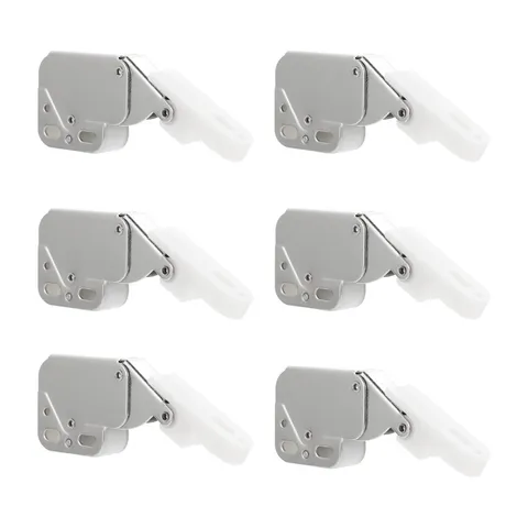 6PCS Self-locking Spring Snap Cabinet Furniture Safety Lock Push-in Touch Lock