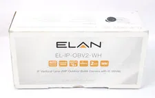 Elan EL-IP-OBV2-WH IP Poe 2MP Bullet Surveillance Camera (Painted Black) w778