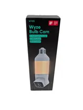 WYZE Bulb Cam Security Camera, 2K HD Outdoor Light 1 PACK, White 