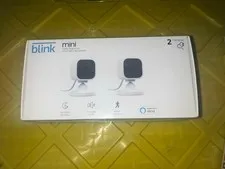 Blink Mini Indoor 1080p Smart WiFi Security Camera 2-Pack Wired NEW
