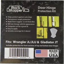 Door Hinge Protection Kit - Compatible with Jeep Wrangler Jl/Jlu/Gladiator - 2 o