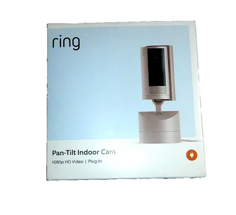 BLUSH Color Ring Pan-Tilt Indoor Cam –360° Pan Coverage, Live View, Two-Way Talk
