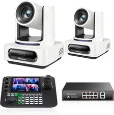 4K PTZ Camera Bundle/Kits - 4K 20X NDI AI Humanoid & Face Auto-Tracking 3G-Sdi/H