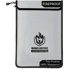 Durable Waterproof Fireproof Bag, Reflective Strip Design