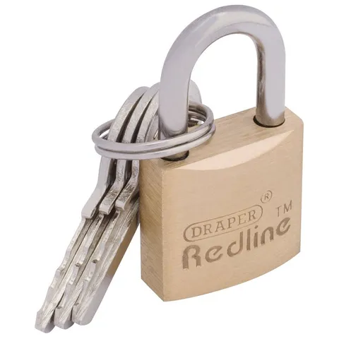 Draper Redline 68019 Brass Lock 20mm