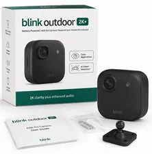 Blink Outdoor 2K+ 2K Battery Wireless Wi-Fi Camera, Color Night Vision, AI