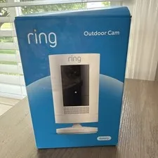 Ring Stick Up Cam Battery Wireless Outdoor/White