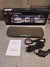12" Car Camera Recorder Rearview Mirror 