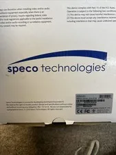 Speco Technologies O3VLD1 3MP IP Dome Security Camera w/ Junction Box Open Box