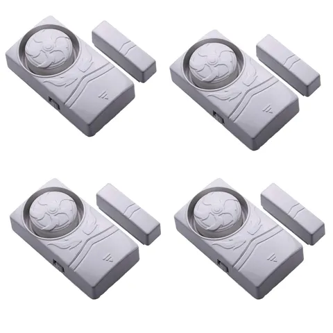 Wireless Home Security burglar alarm, Magnetic Sensor Door Window Alarm, Supe...