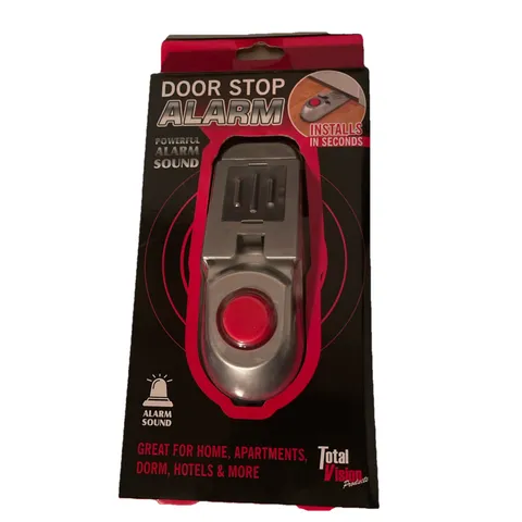 Door Stop Alarm - Total Vision - Home, Apartments, Dorm, Hotels & More