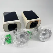 2-PACK eufy SoloCam S230 T8124R Solar Wireless Outdoor Security Cameras
