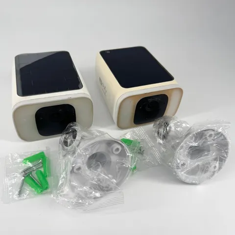 2-PACK eufy SoloCam S230 T8124R Solar Wireless Outdoor Security Cameras