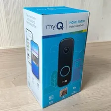 MyQ Video Doorbell 2K Camera Battery/Wired Color Night Vision