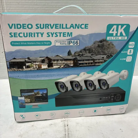 Video Surveillance Security System 4K Ultra HD