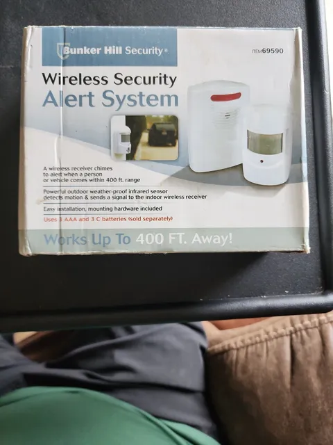 Bunker Hill Security Wireless Security Alert System Item 69590 Motion Sensor