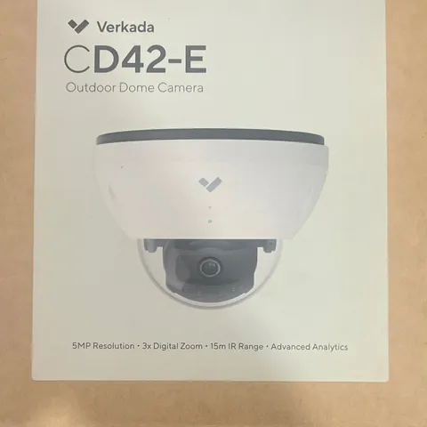 Verkada CD42-E 5MP Resolution Dome Camera with 15M IR Range 3x Digital Zoom