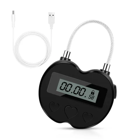 Time Lock LCD Display Time Lock Multifunction Travel Electronic Timer, 7816