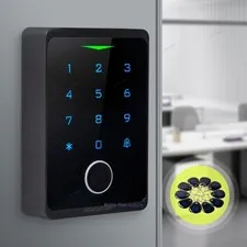 Waterproof Fingerprint Password Access Control  Unit with ID Keyfobs US Stock