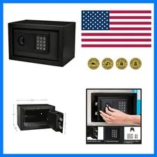 Digital Safe - Electronic Steel Safe with Keypad and Manual Override Keys - P...
