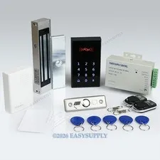 Remote Controlled RFID Door Access Control System +180kg Magnetic Lock+ Doorbell