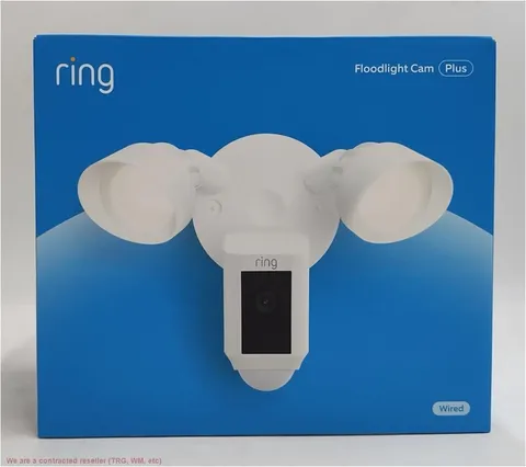 Ring Floodlight Cam Wired Plus - White