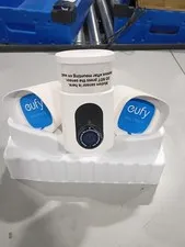 WHITE - EUFY FLOODLIGHT CAMERA WITH 2K FULL HD RECORDING