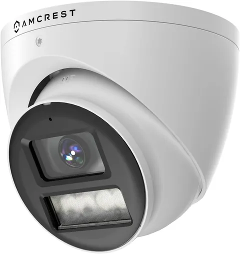 Analog 5MP NightColor Outdoor Security Camera, Turret 5MP @ 25fps, CCTV-Coax-BNC