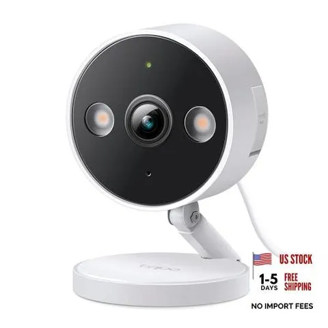 2K+ Indoor/Outdoor Wired Security Camera, Baby Monitoring, 1-Pack 2K+ White