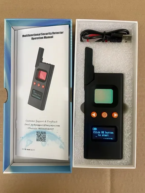 Hidden Camera Detector RF Scanner & GPS Tracker Detector for Travel Security